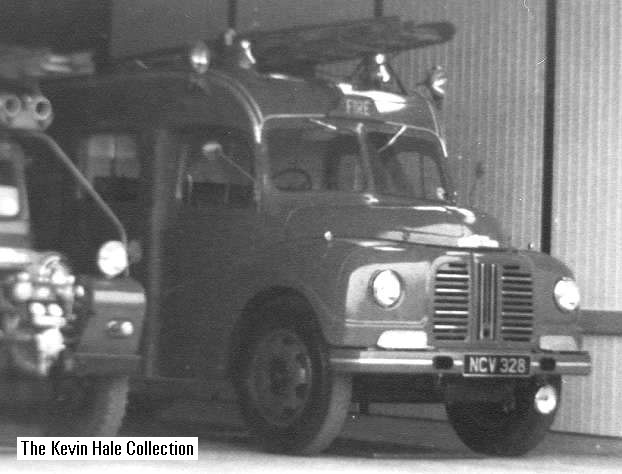 NCV 328 - 1951 Austin K4 Loadstar/Home Office WrT. Picture taken at Perranporth fire station, courtesy of Cornwall County Fire Brigade
