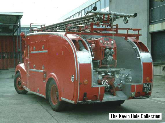 NCV 417 - 1951 Austin K4 Loadstar/Home Office WrL. Picture taken by Roy Yeoman at Camborne fire station, Cornwall.