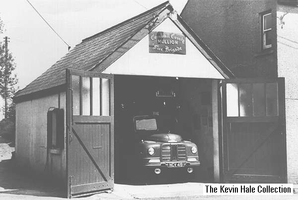 NCV 419 - 1951 Austin K4 Loadstar/Home Office WrL. Picture taken at Mullion old fire station, courtesy of Cornwall County Fire Brigade