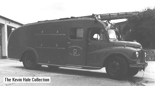 NCV 421 - 1951 Austin K4 Loadstar/Home Office WrT. Picture taken at the old Truro fire station, courtesy of Cornwall County Fire Brigade