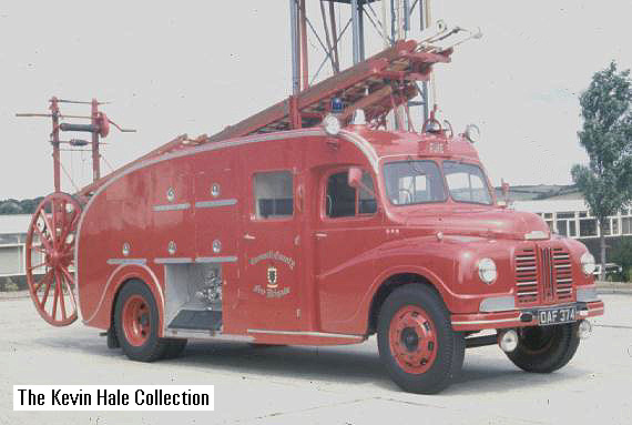 OAF 374 - 1952 Austin K4 Loadstar/Home Office PE. Picture by Roy Yeoman, taken at Truro fire station, Cornwall.