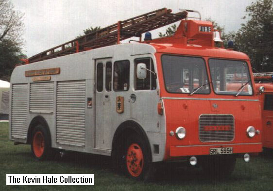 SRL595H - 1969 Bedford TJ/HCB Angus Water Tender (WrT) - Picture by Kevin Hale, taken at the Polson Bridge Rally, Launceston, Cornwall on 26th May 1996.